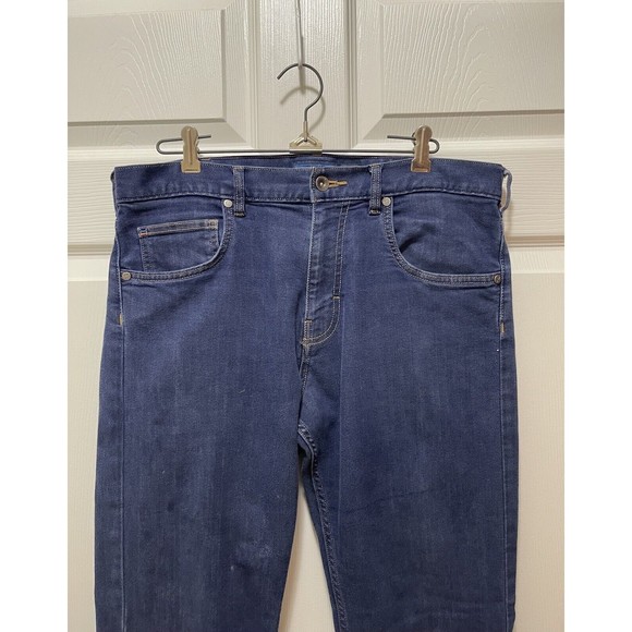 Patagonia Men's Straight Jeans - Dark Blue - Picture 2 of 9